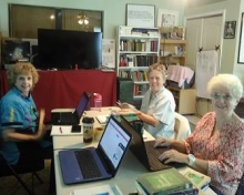 From left: Judith Snow, Donna Lobdell and Ann Willig